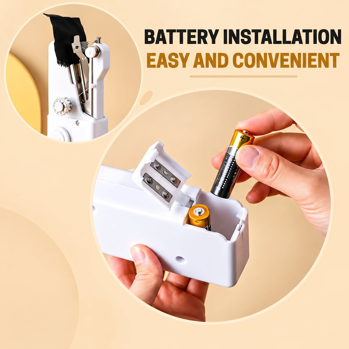 Mini Handheld Sewing Machine